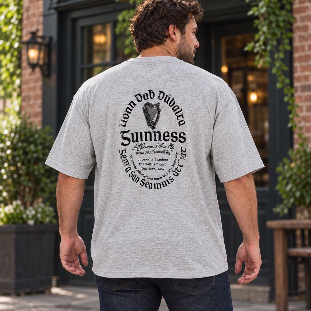 Guinness Men’s XXL Gray Ireland Graphic Tee